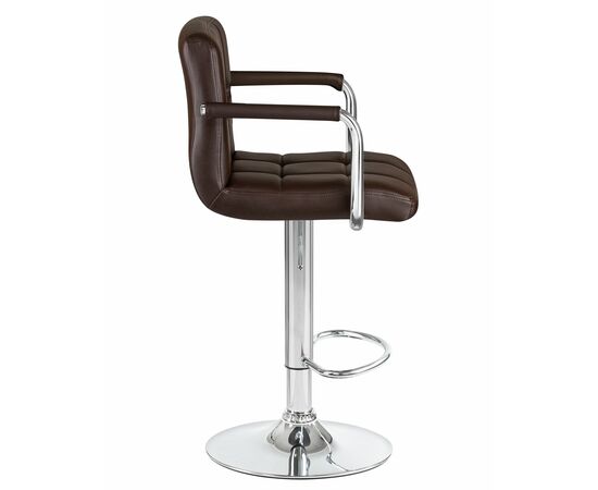 Стул барный DOBRIN KRUGER ARM, коричневый, Вариант: коричневый, изображение 3 | Интернет магазин мебели и декора LifeDekor