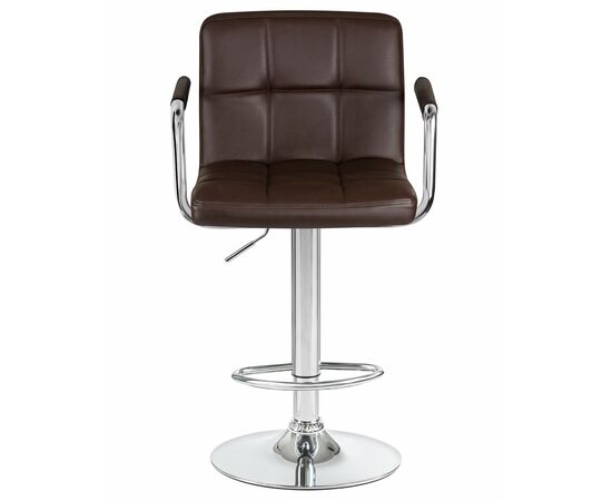 Стул барный DOBRIN KRUGER ARM, коричневый, Вариант: коричневый, изображение 6 | Интернет магазин мебели и декора LifeDekor