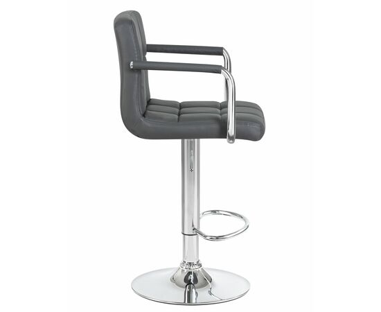 Стул барный DOBRIN KRUGER ARM, серый, Вариант: серый, изображение 3 | Интернет магазин мебели и декора LifeDekor