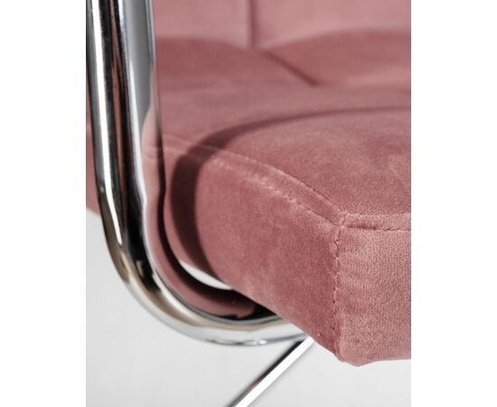 Стул барный DOBRIN KRUGER ARM, пудрово-розовый велюр (MJ9-32), Вариант: пудрово-розовый велюр (MJ9-32), изображение 7 | Интернет магазин мебели и декора LifeDekor
