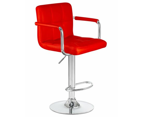 Стул барный DOBRIN KRUGER ARM, красный, Вариант: красный, изображение 2 | Интернет магазин мебели и декора LifeDekor