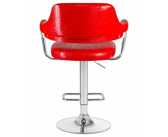 Стул барный DOBRIN CHARLY, красный крокодил, Вариант: красный крокодил, изображение 5 | Интернет магазин мебели и декора LifeDekor