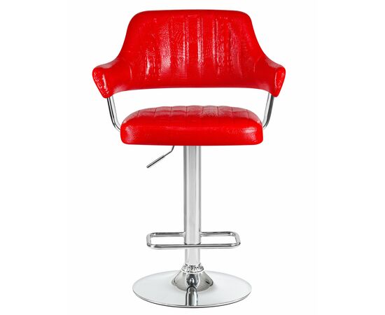 Стул барный DOBRIN CHARLY, красный крокодил, Вариант: красный крокодил, изображение 6 | Интернет магазин мебели и декора LifeDekor