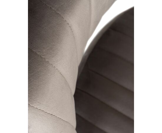 Стул барный DOBRIN CHARLY, серый велюр (MJ9-75), Вариант: серый велюр (MJ9-75), изображение 8 | Интернет магазин мебели и декора LifeDekor