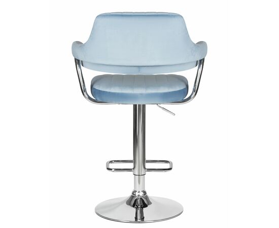 Стул барный DOBRIN CHARLY, пудрово-голубой велюр (MJ9-74), Вариант: пудрово-голубой велюр (MJ9-74), изображение 5 | Интернет магазин мебели и декора LifeDekor