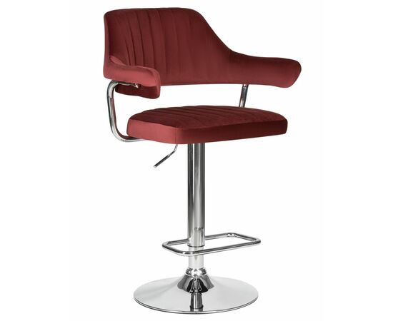 Стул барный DOBRIN CHARLY, винный велюр (MJ9-35), Вариант: винный велюр (MJ9-35) | Интернет магазин мебели и декора LifeDekor
