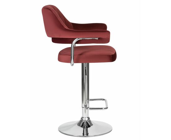 Стул барный DOBRIN CHARLY, винный велюр (MJ9-35), Вариант: винный велюр (MJ9-35), изображение 3 | Интернет магазин мебели и декора LifeDekor