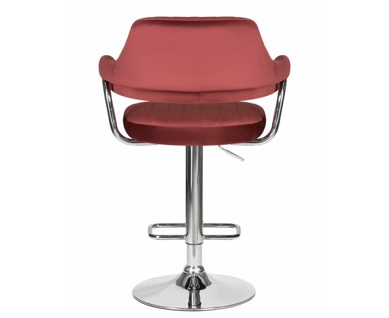 Стул барный DOBRIN CHARLY, винный велюр (MJ9-35), Вариант: винный велюр (MJ9-35), изображение 5 | Интернет магазин мебели и декора LifeDekor