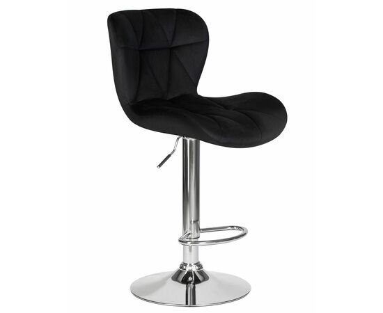 Стул барный DOBRIN BARNY, черный велюр (MJ9-101), Вариант: черный велюр (MJ9-101), изображение 2 | Интернет магазин мебели и декора LifeDekor