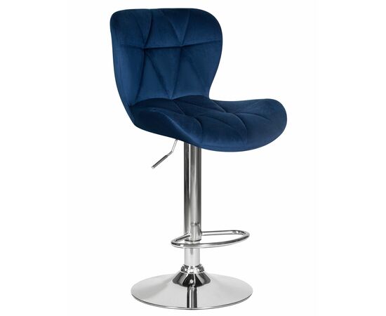 Стул барный DOBRIN BARNY, синий велюр (MJ9-117), Вариант: синий велюр (MJ9-117) | Интернет магазин мебели и декора LifeDekor