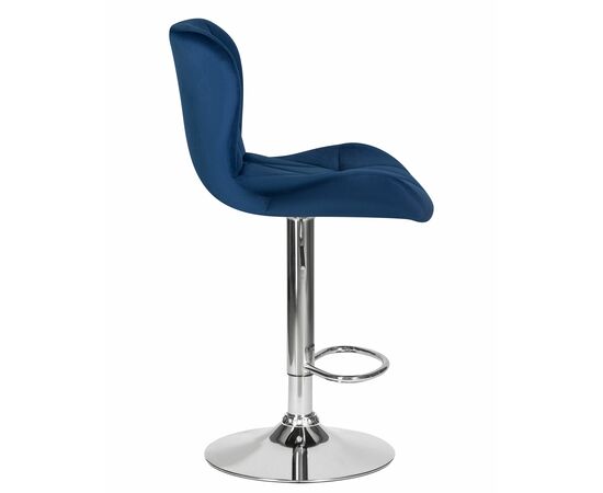 Стул барный DOBRIN BARNY, синий велюр (MJ9-117), Вариант: синий велюр (MJ9-117), изображение 3 | Интернет магазин мебели и декора LifeDekor