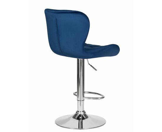 Стул барный DOBRIN BARNY, синий велюр (MJ9-117), Вариант: синий велюр (MJ9-117), изображение 4 | Интернет магазин мебели и декора LifeDekor