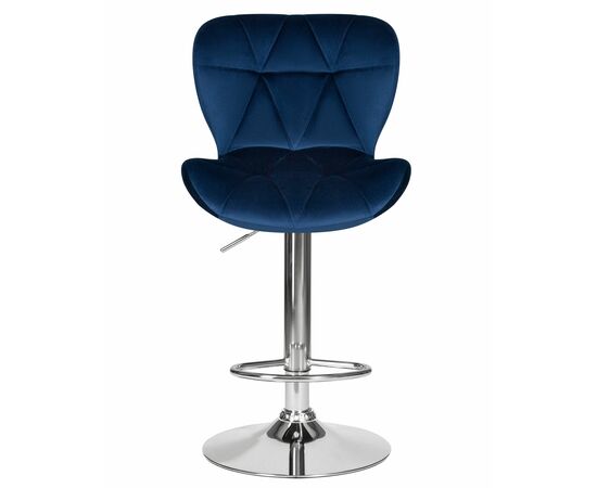 Стул барный DOBRIN BARNY, синий велюр (MJ9-117), Вариант: синий велюр (MJ9-117), изображение 6 | Интернет магазин мебели и декора LifeDekor