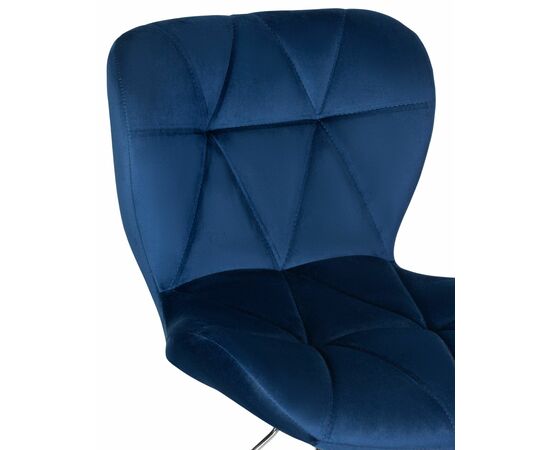 Стул барный DOBRIN BARNY, синий велюр (MJ9-117), Вариант: синий велюр (MJ9-117), изображение 7 | Интернет магазин мебели и декора LifeDekor