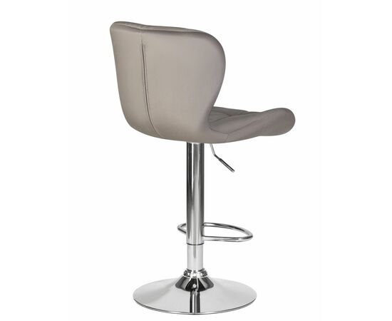 Стул барный DOBRIN BARNY, серый велюр (MJ9-75), Вариант: серый велюр (MJ9-75), изображение 4 | Интернет магазин мебели и декора LifeDekor