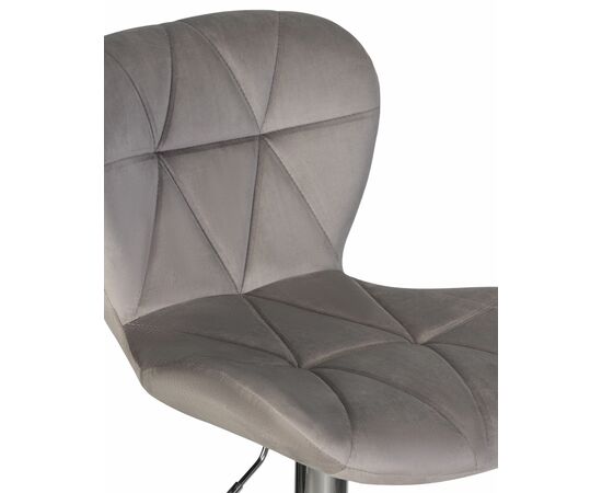 Стул барный DOBRIN BARNY, серый велюр (MJ9-75), Вариант: серый велюр (MJ9-75), изображение 7 | Интернет магазин мебели и декора LifeDekor