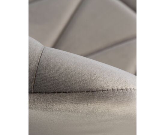 Стул барный DOBRIN BARNY, серый велюр (MJ9-75), Вариант: серый велюр (MJ9-75), изображение 8 | Интернет магазин мебели и декора LifeDekor