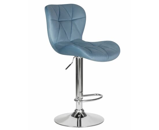 Стул барный DOBRIN BARNY, пудрово-голубой велюр (MJ9-74), Вариант: пудрово-голубой велюр (MJ9-74), изображение 2 | Интернет магазин мебели и декора LifeDekor