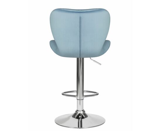 Стул барный DOBRIN BARNY, пудрово-голубой велюр (MJ9-74), Вариант: пудрово-голубой велюр (MJ9-74), изображение 5 | Интернет магазин мебели и декора LifeDekor