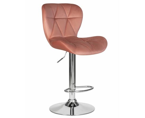 Стул барный DOBRIN BARNY, пудрово-розовый велюр (MJ9-32), Вариант: пудрово-розовый велюр (MJ9-32) | Интернет магазин мебели и декора LifeDekor