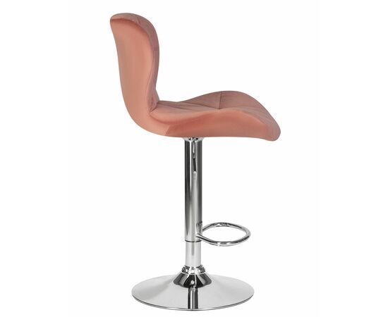 Стул барный DOBRIN BARNY, пудрово-розовый велюр (MJ9-32), Вариант: пудрово-розовый велюр (MJ9-32), изображение 3 | Интернет магазин мебели и декора LifeDekor