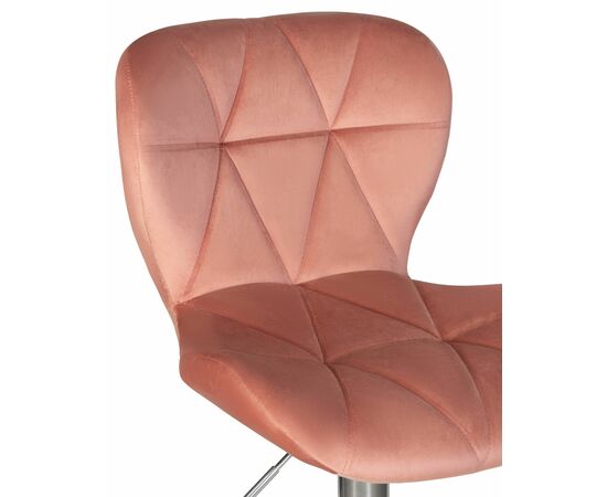 Стул барный DOBRIN BARNY, пудрово-розовый велюр (MJ9-32), Вариант: пудрово-розовый велюр (MJ9-32), изображение 7 | Интернет магазин мебели и декора LifeDekor