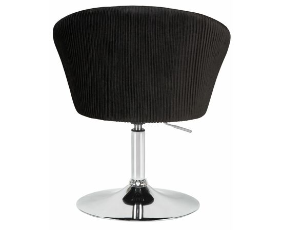 Кресло дизайнерское DOBRIN EDISON, черный велюр (1922-21), Вариант: черный велюр (1922-21), изображение 5 | Интернет магазин мебели и декора LifeDekor