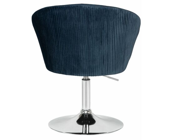 Кресло дизайнерское DOBRIN EDISON, синий велюр (1922-20), Вариант: синий велюр (1922-20), изображение 5 | Интернет магазин мебели и декора LifeDekor