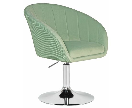 Кресло дизайнерское DOBRIN EDISON, мятный велюр (1922-8), Вариант: мятный велюр (1922-8), изображение 2 | Интернет магазин мебели и декора LifeDekor