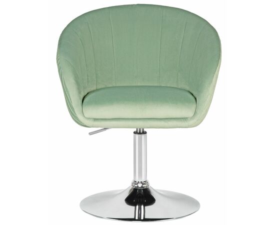 Кресло дизайнерское DOBRIN EDISON, мятный велюр (1922-8), Вариант: мятный велюр (1922-8), изображение 6 | Интернет магазин мебели и декора LifeDekor