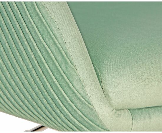 Кресло дизайнерское DOBRIN EDISON, мятный велюр (1922-8), Вариант: мятный велюр (1922-8), изображение 7 | Интернет магазин мебели и декора LifeDekor