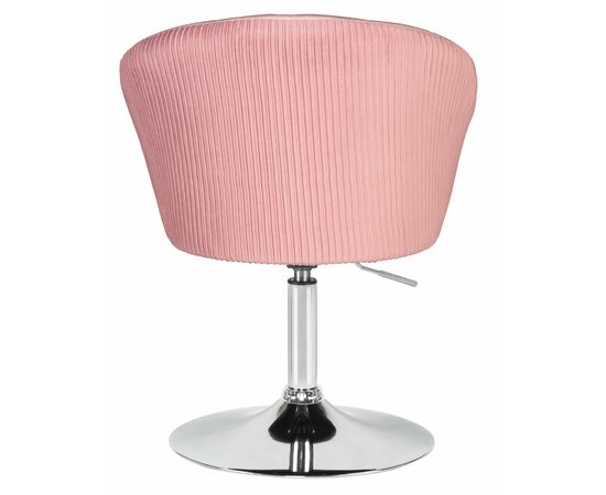 Кресло дизайнерское DOBRIN EDISON, розовый велюр (1922-16), Вариант: розовый велюр (1922-16), изображение 5 | Интернет магазин мебели и декора LifeDekor