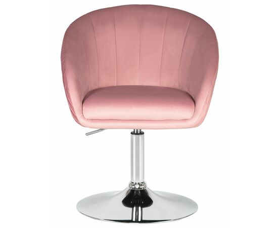 Кресло дизайнерское DOBRIN EDISON, розовый велюр (1922-16), Вариант: розовый велюр (1922-16), изображение 6 | Интернет магазин мебели и декора LifeDekor