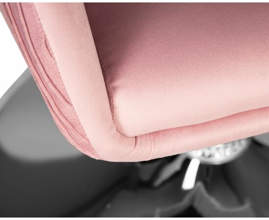 Кресло дизайнерское DOBRIN EDISON, розовый велюр (1922-16), Вариант: розовый велюр (1922-16), изображение 7 | Интернет магазин мебели и декора LifeDekor