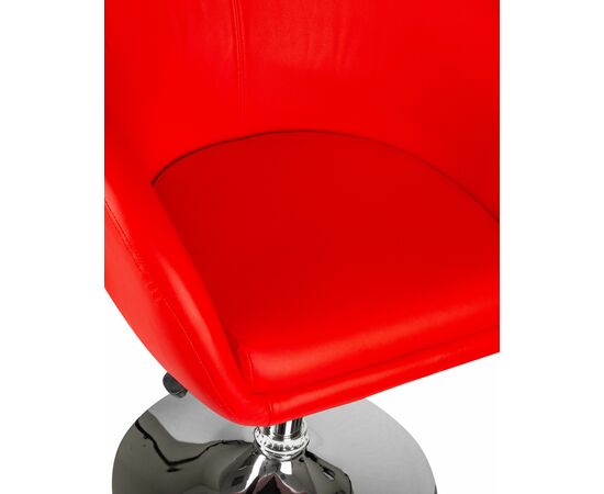 Кресло дизайнерское DOBRIN EDISON, красный, Вариант: красный, изображение 7 | Интернет магазин мебели и декора LifeDekor