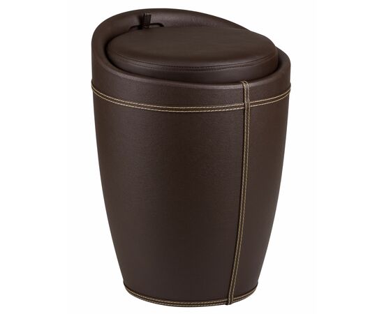 Табурет с местом для хранения LM-1100HPVC, коричневый, Вариант: коричневый | Интернет магазин мебели и декора LifeDekor