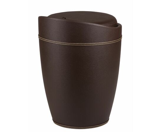 Табурет с местом для хранения LM-1100HPVC, коричневый, Вариант: коричневый, изображение 4 | Интернет магазин мебели и декора LifeDekor