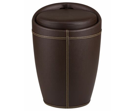 Табурет с местом для хранения LM-1100HPVC, коричневый, Вариант: коричневый, изображение 6 | Интернет магазин мебели и декора LifeDekor