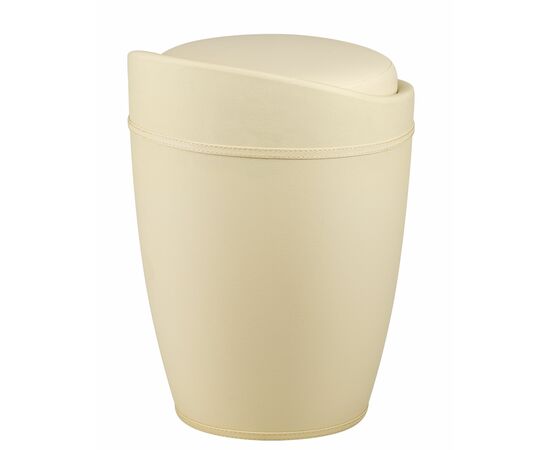 Табурет с местом для хранения LM-1100HPVC, кремовый, Вариант: кремовый, изображение 4 | Интернет магазин мебели и декора LifeDekor