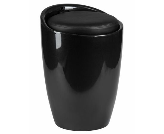 Табурет с местом для хранения LM-1100, чёрный, Вариант: чёрный | Интернет магазин мебели и декора LifeDekor