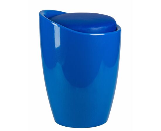 Табурет с местом для хранения LM-1100, голубой, Вариант: голубой, изображение 3 | Интернет магазин мебели и декора LifeDekor