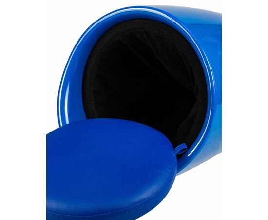 Табурет с местом для хранения LM-1100, голубой, Вариант: голубой, изображение 7 | Интернет магазин мебели и декора LifeDekor