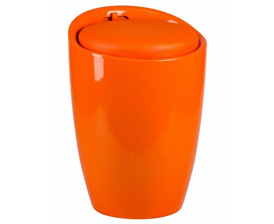 Табурет с местом для хранения LM-1100, оранжевый, Вариант: оранжевый | Интернет магазин мебели и декора LifeDekor