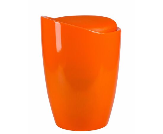 Табурет с местом для хранения LM-1100, оранжевый, Вариант: оранжевый, изображение 4 | Интернет магазин мебели и декора LifeDekor