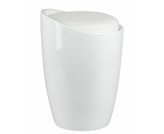 Табурет с местом для хранения LM-1100, белый, Вариант: белый, изображение 3 | Интернет магазин мебели и декора LifeDekor