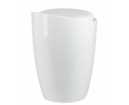 Табурет с местом для хранения LM-1100, белый, Вариант: белый, изображение 4 | Интернет магазин мебели и декора LifeDekor