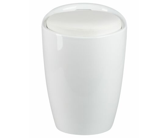 Табурет с местом для хранения LM-1100, белый, Вариант: белый, изображение 6 | Интернет магазин мебели и декора LifeDekor