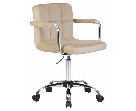 Офисное кресло для персонала DOBRIN TERRY, бежевый велюр (MJ9-10), Вариант: бежевый велюр (MJ9-10), изображение 2 | Интернет магазин мебели и декора LifeDekor