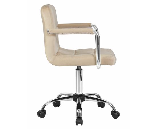 Офисное кресло для персонала DOBRIN TERRY, бежевый велюр (MJ9-10), Вариант: бежевый велюр (MJ9-10), изображение 3 | Интернет магазин мебели и декора LifeDekor