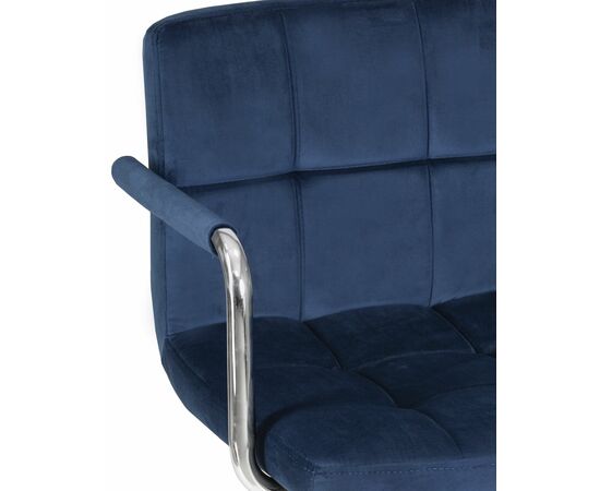 Офисное кресло для персонала DOBRIN TERRY, синий велюр (MJ9-117), Вариант: синий велюр (MJ9-117), изображение 7 | Интернет магазин мебели и декора LifeDekor